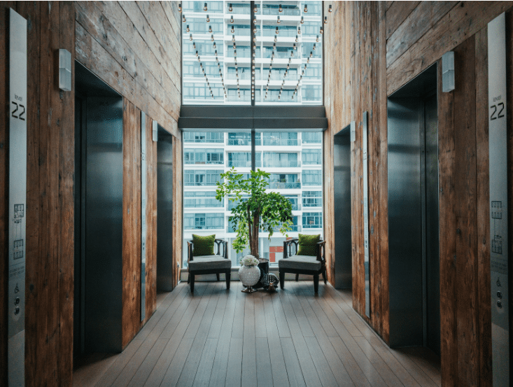 elevator lobby contemporary