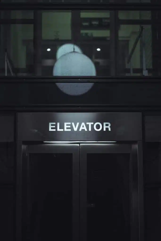 elevator sign